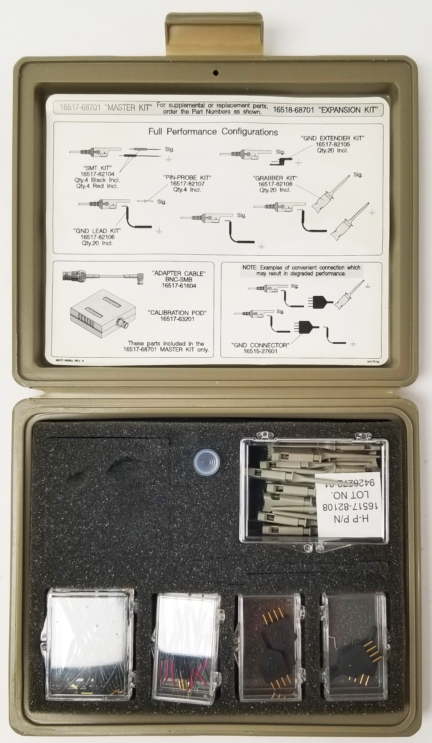 Hewlett Packard 16518-68701 Accessory Kit