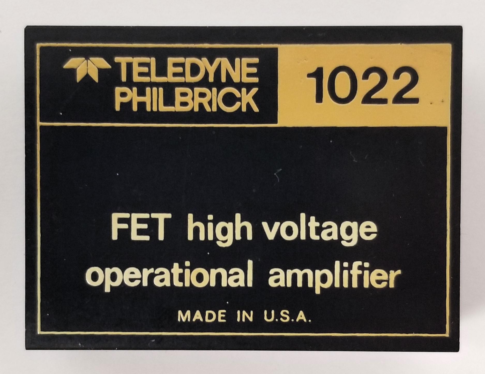 Teledyne Philbrick 1022 FET High Voltage Op-Amp