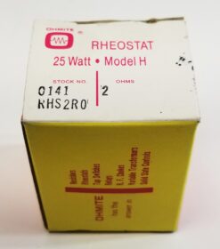 Ohmite Model H RHS2R0 2Ω 25-Watt Rheostat