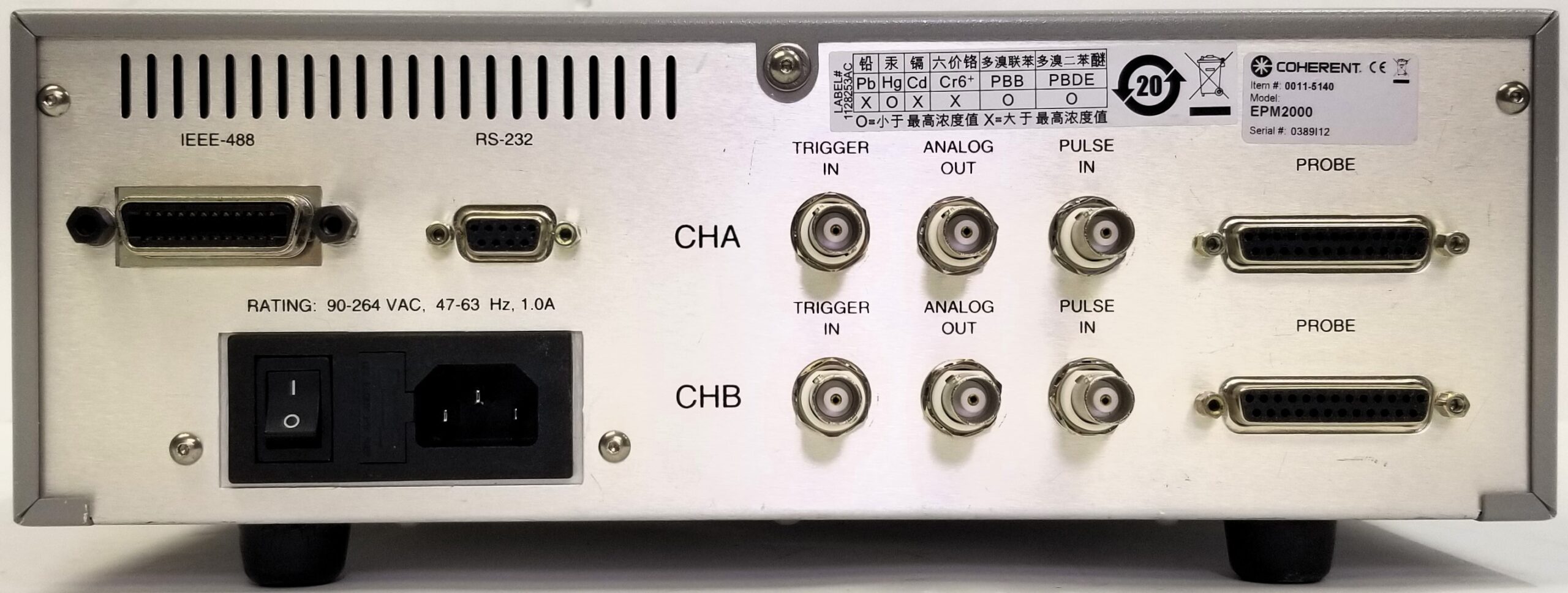 Coherent EPM2000 Dual Channel Optical Energy Power Meter - Image 3