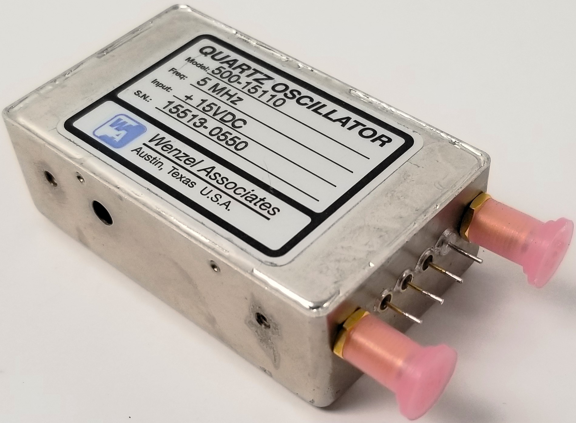 Wenzel Associates 500-15110 5MHz Quartz Oscillator - Image 2