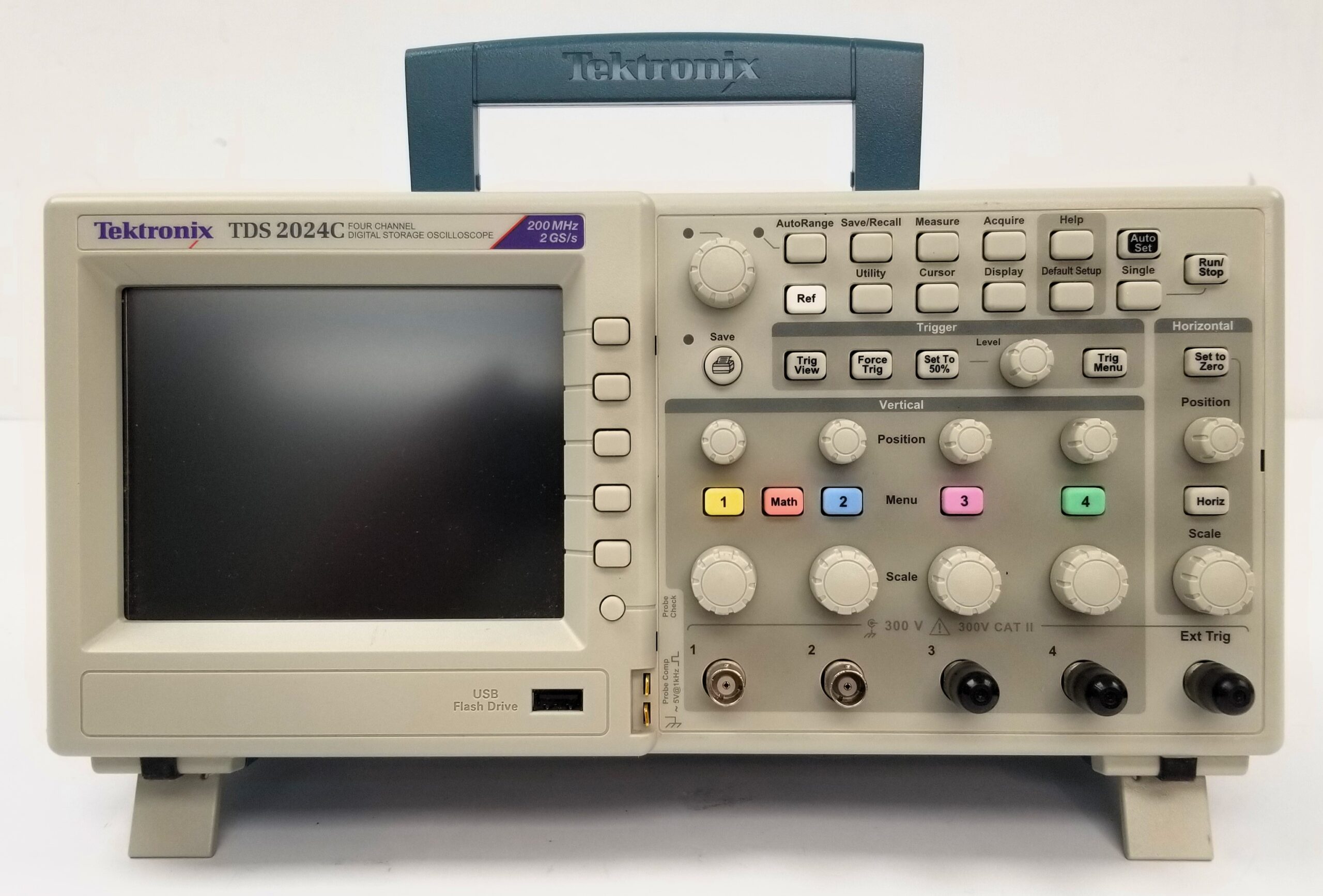 Tektronix TDS 2024C 4 Channel 200 MHz Digital Storage Oscilloscope