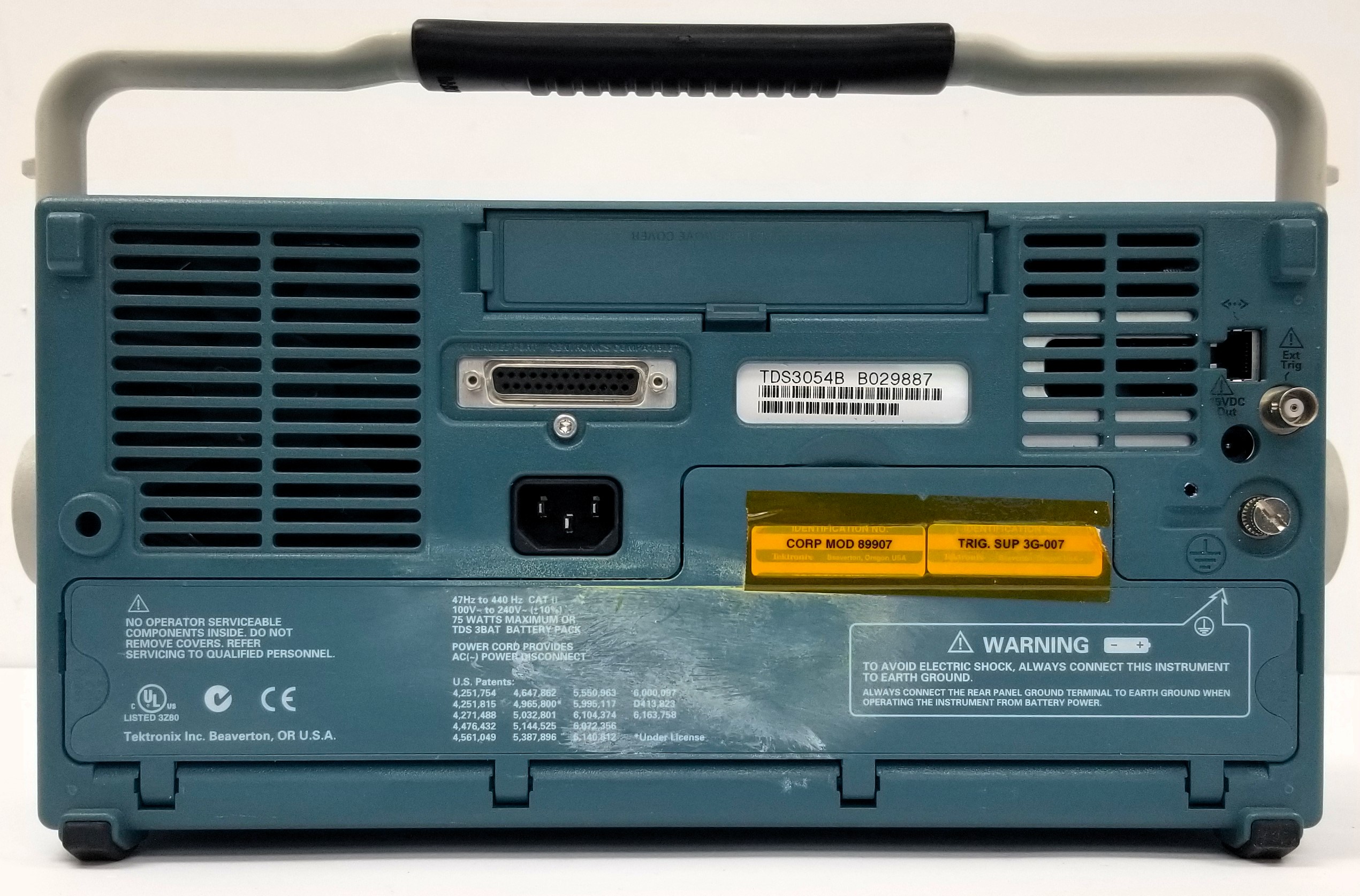 Tektronix TDS 3054B 500MHz 4 Channel Digital Phosphor Oscilloscope - Image 2