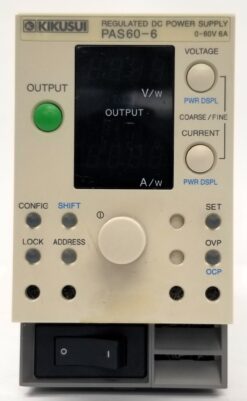 Kikusui PAS60-6 Precision Variable D.C. Power Supply 0-60V 0-6A