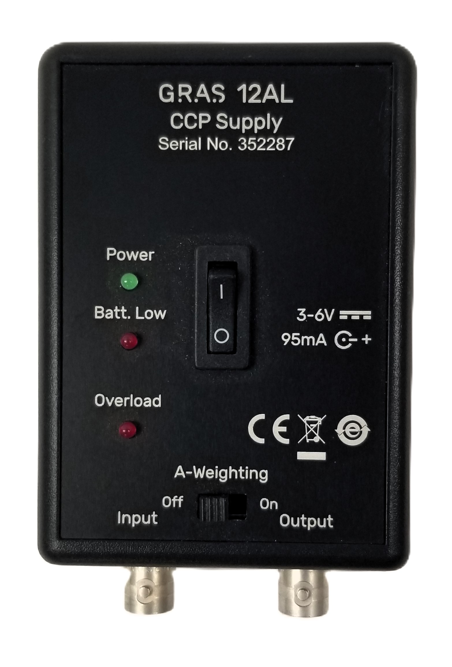 GRAS 12AL 1-Channel CCP Power Module with A-weighting filter - Image 2