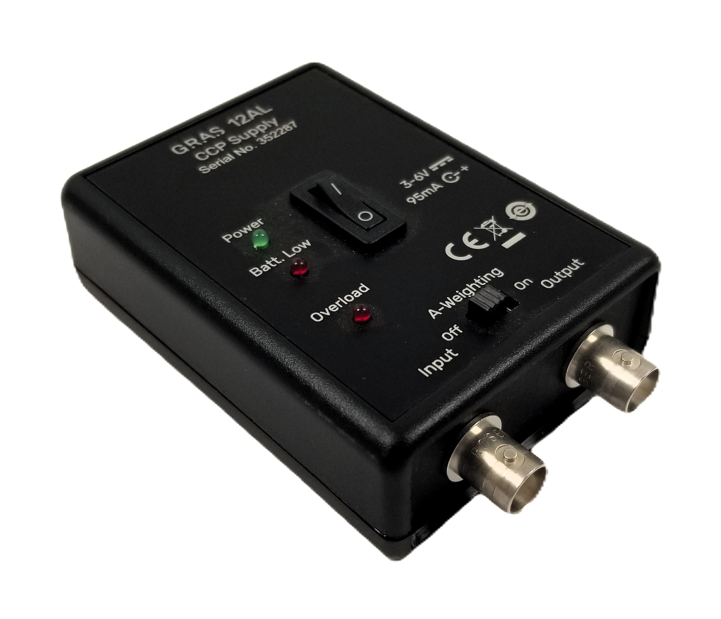 GRAS 12AL 1-Channel CCP Power Module with A-weighting filter