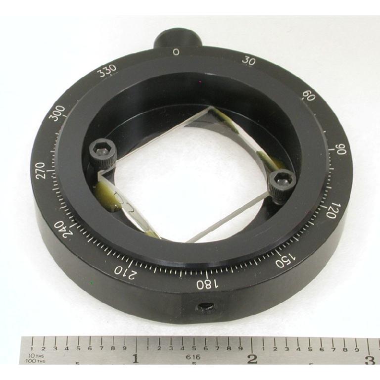 Cylindrical Lens, +80mm f.l., in Newport LM-2R