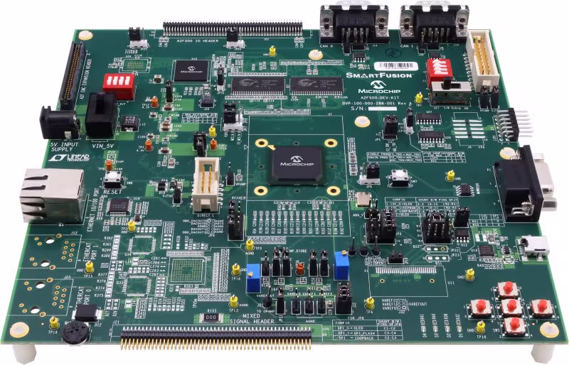 Microchip A2F500-DEV-KIT-2 with A2F500M3G-FGG484