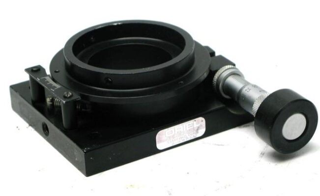 Oriel Rotation Stage Oriel 13011 Precision Rotator with Base Plate - Rotary Mounts - BMI ...