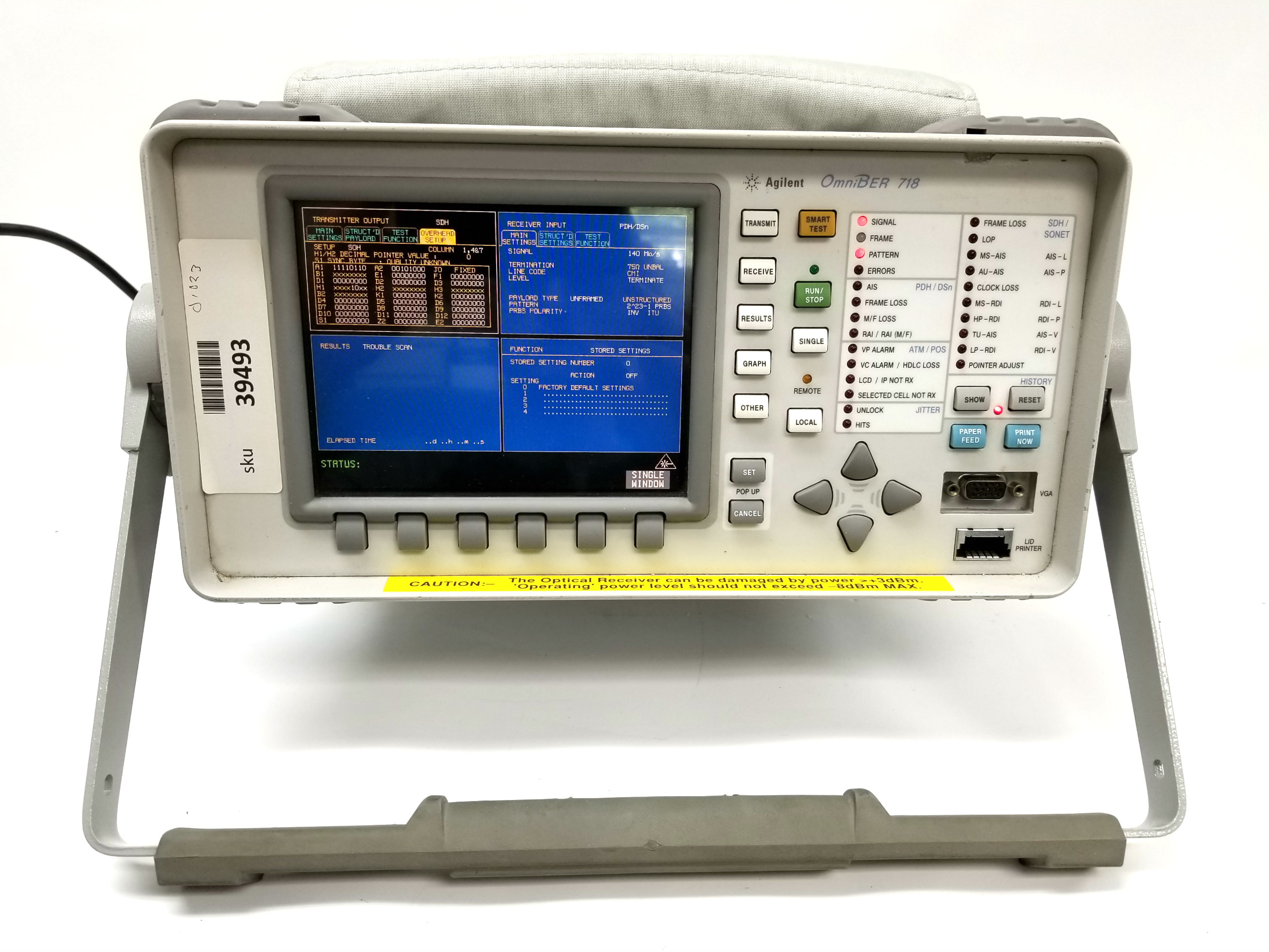 Agilent Omniber 718 Communications Performance Analyzer - Image 6
