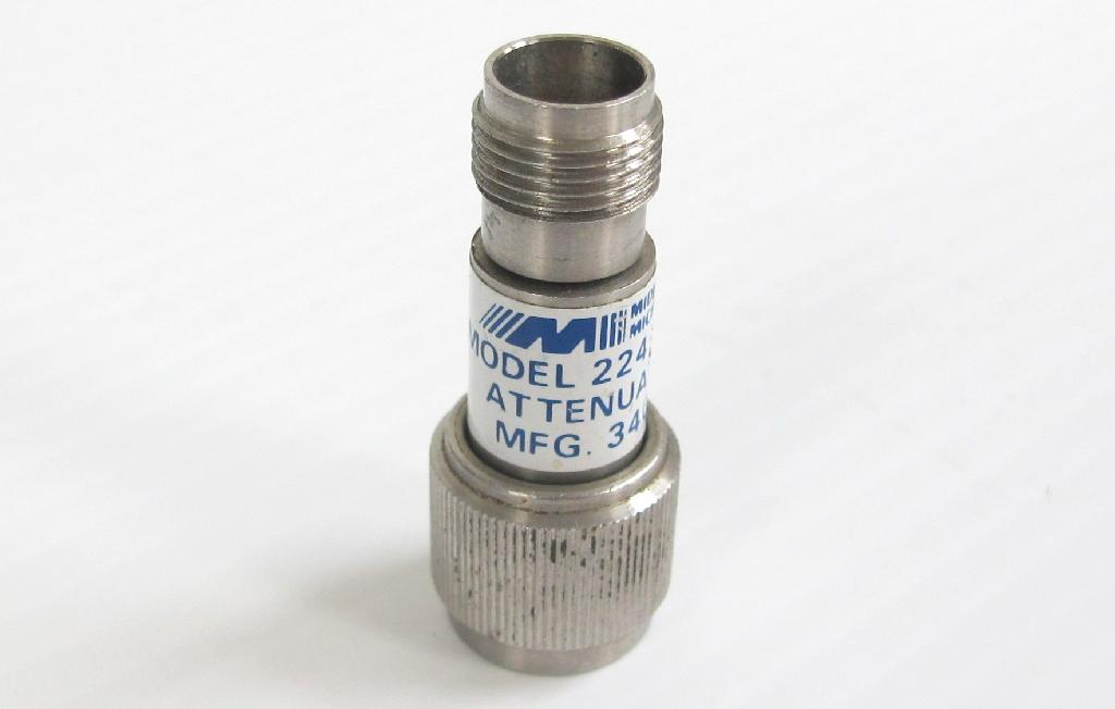 Lot Of 4 Midwest SMA Attenuators – 2, 3, 4, 5 DB – DC To 8 GHz – USA Made