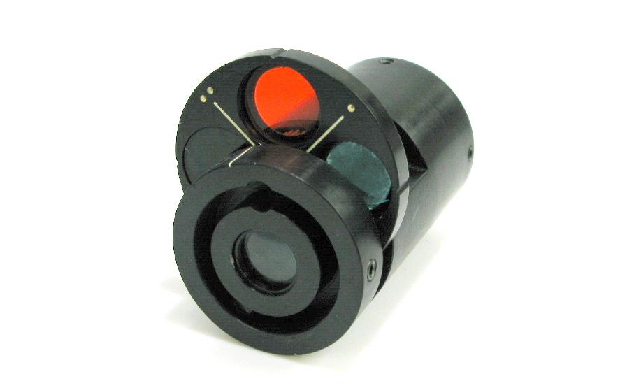 Optical Filter Wheel Assembly, 15 mm Filters Iris Diaphragms and Slits BMI Surplus