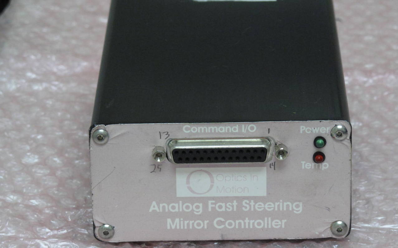 Optics In Motion Analog Fast Steering Mirror Controller Motors and