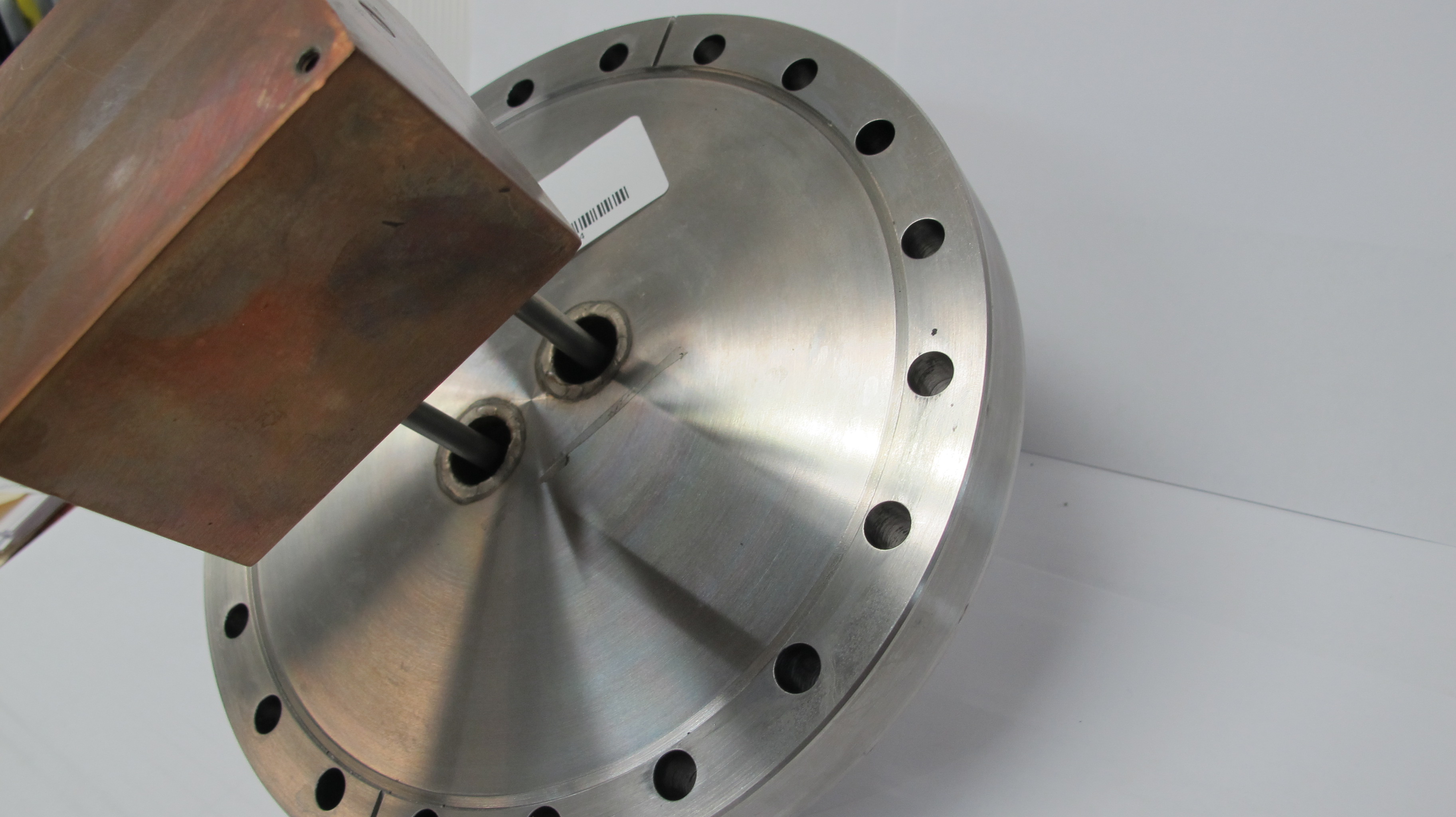 Custom "in Vacuum" Heat Sink Assembly Vacuum Flanges and Vacuum