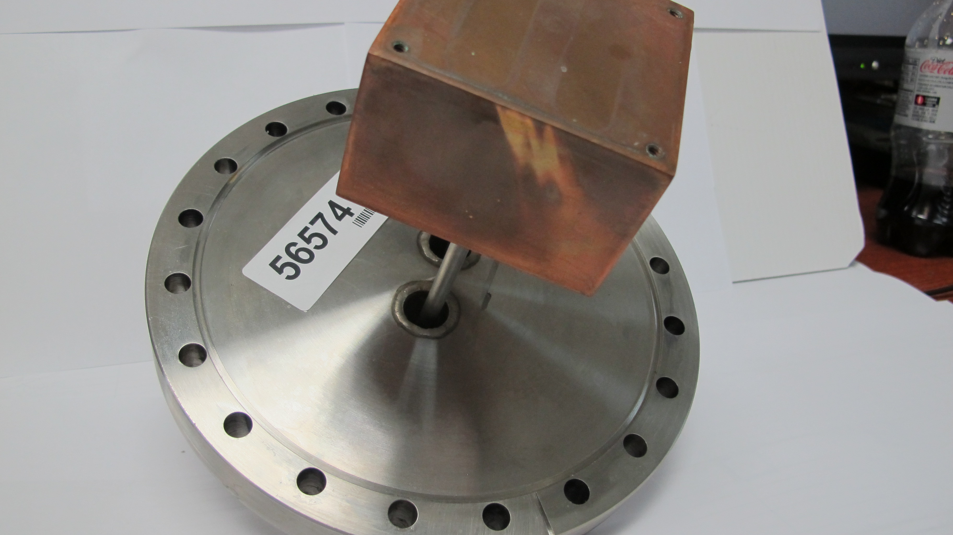 Custom "in Vacuum" Heat Sink Assembly Vacuum Flanges and Vacuum