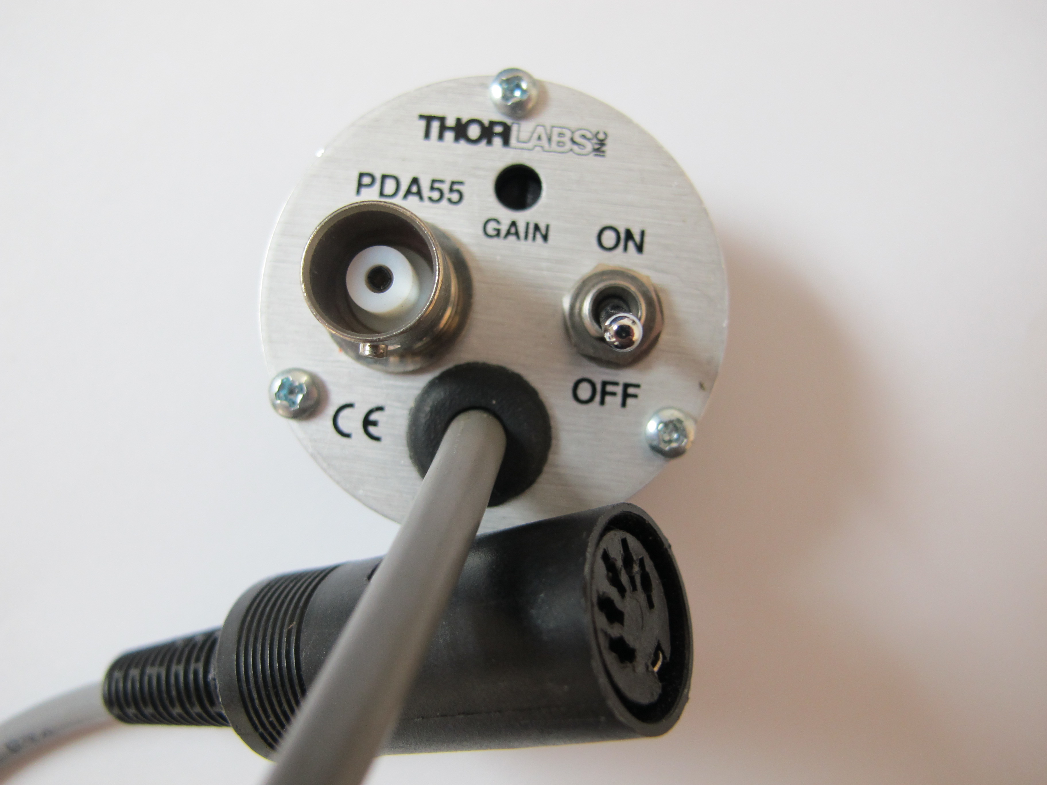 Thorlabs PDA55 Amplified Si Photodetector Detectors BMI Surplus