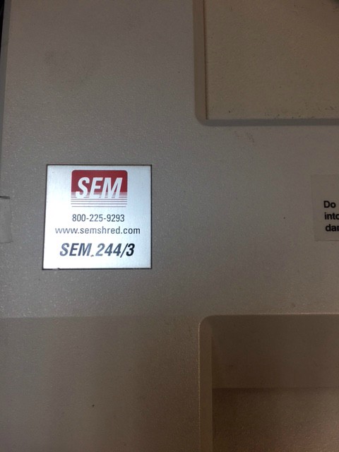 SEM Model LK-1 Shredder with Oiler System - Image 4
