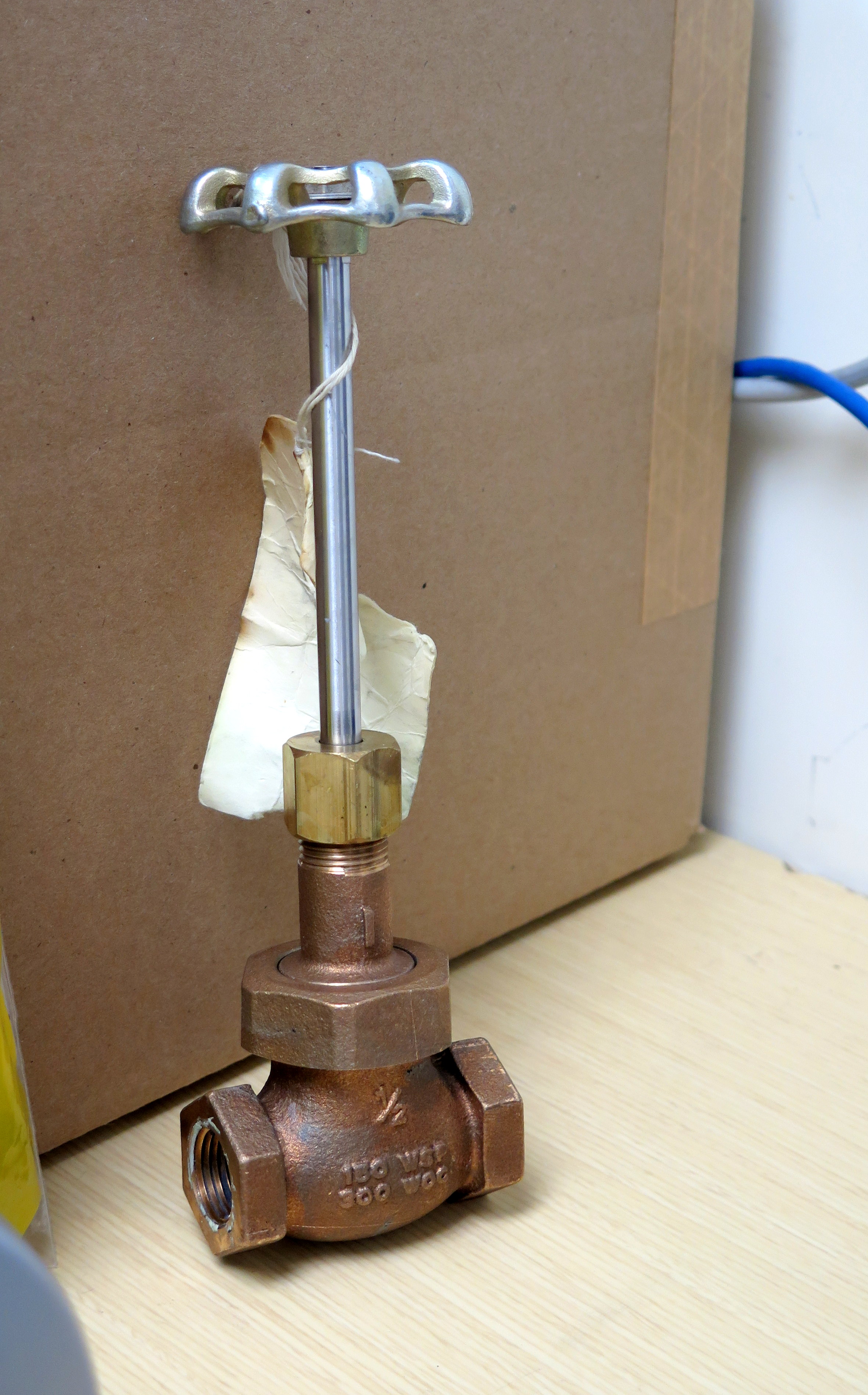 Goddard 1/2 Inch 300 WOG Brass Valve Vacuum Valves BMI Surplus