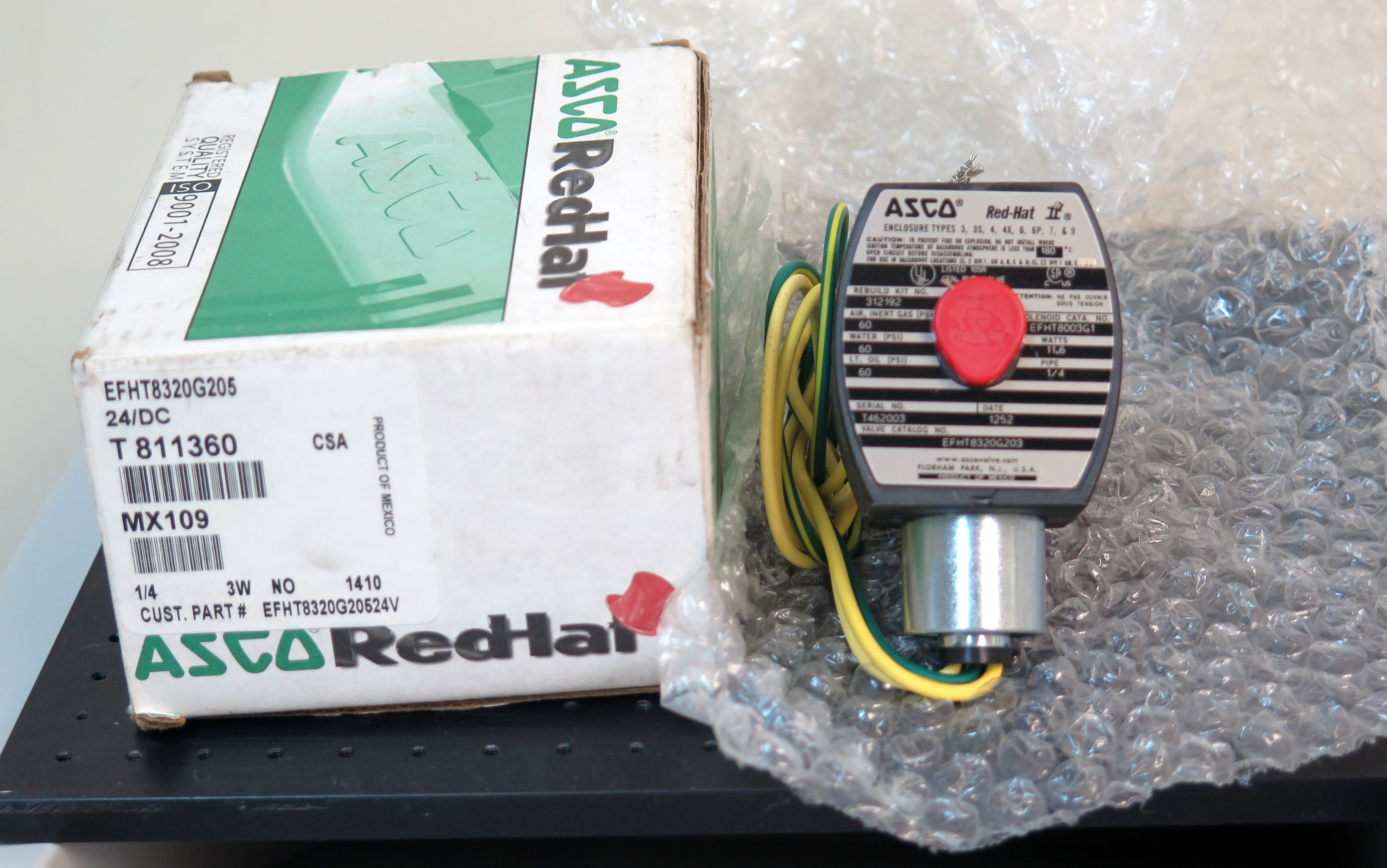 ASCO EFHT8320G205 3-Way 1/4" Solenoid Valve - Image 3