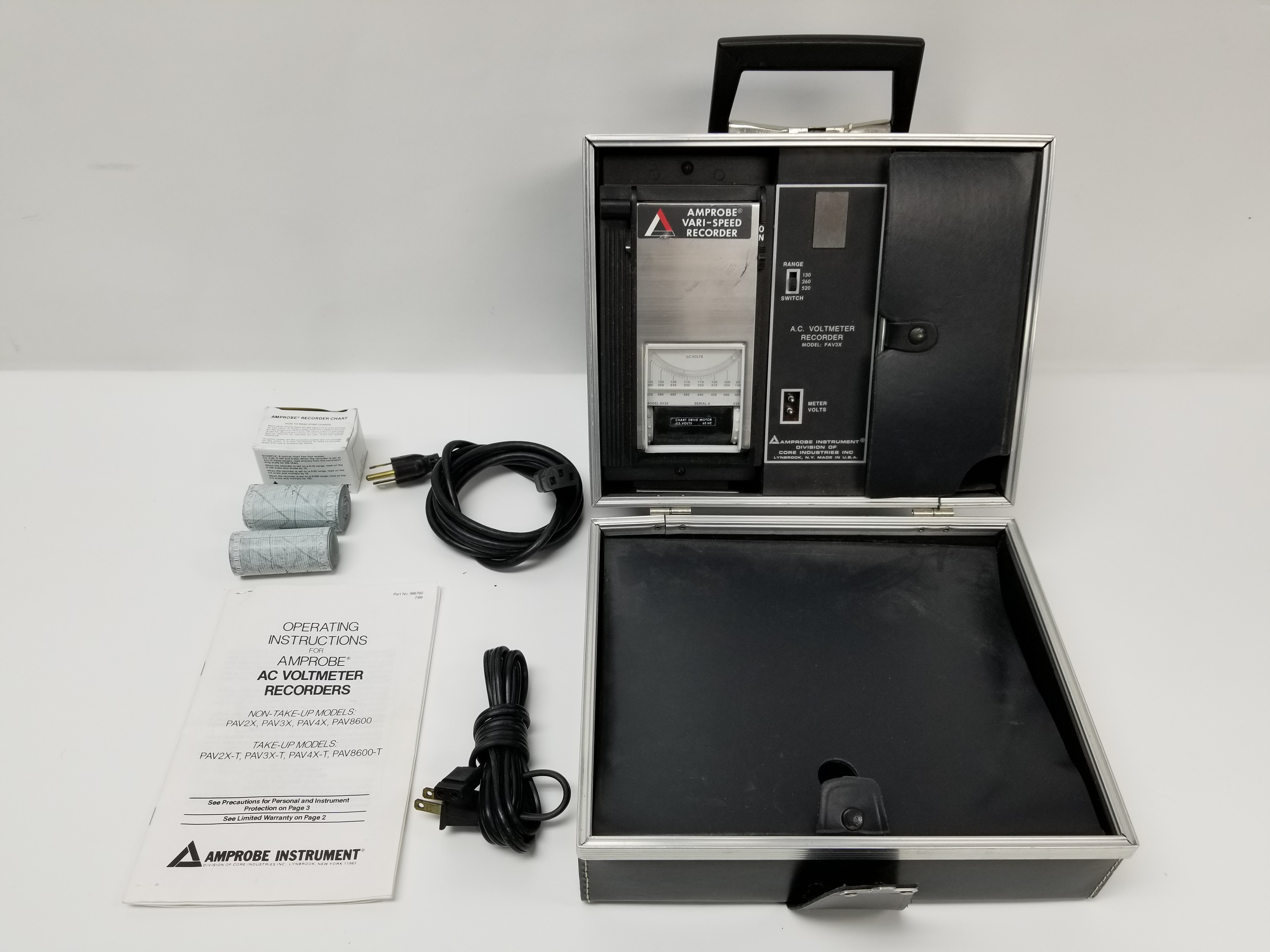Amprobe PAV3X A.C. Voltmeter/Chart Recorder - Image 3