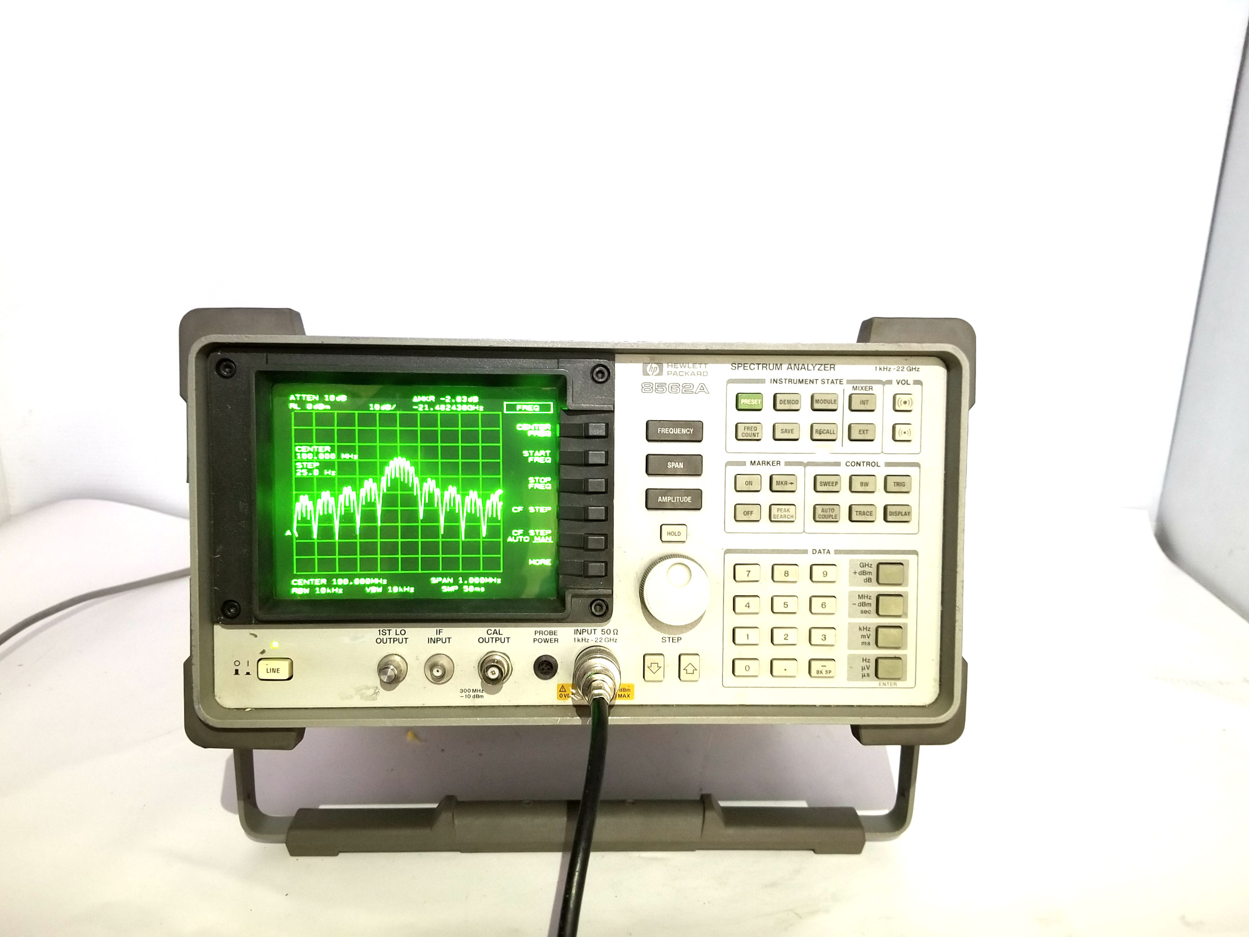 HP 8562A 1Khz22Ghz Spectrum Analyzer Analyzers BMI Surplus