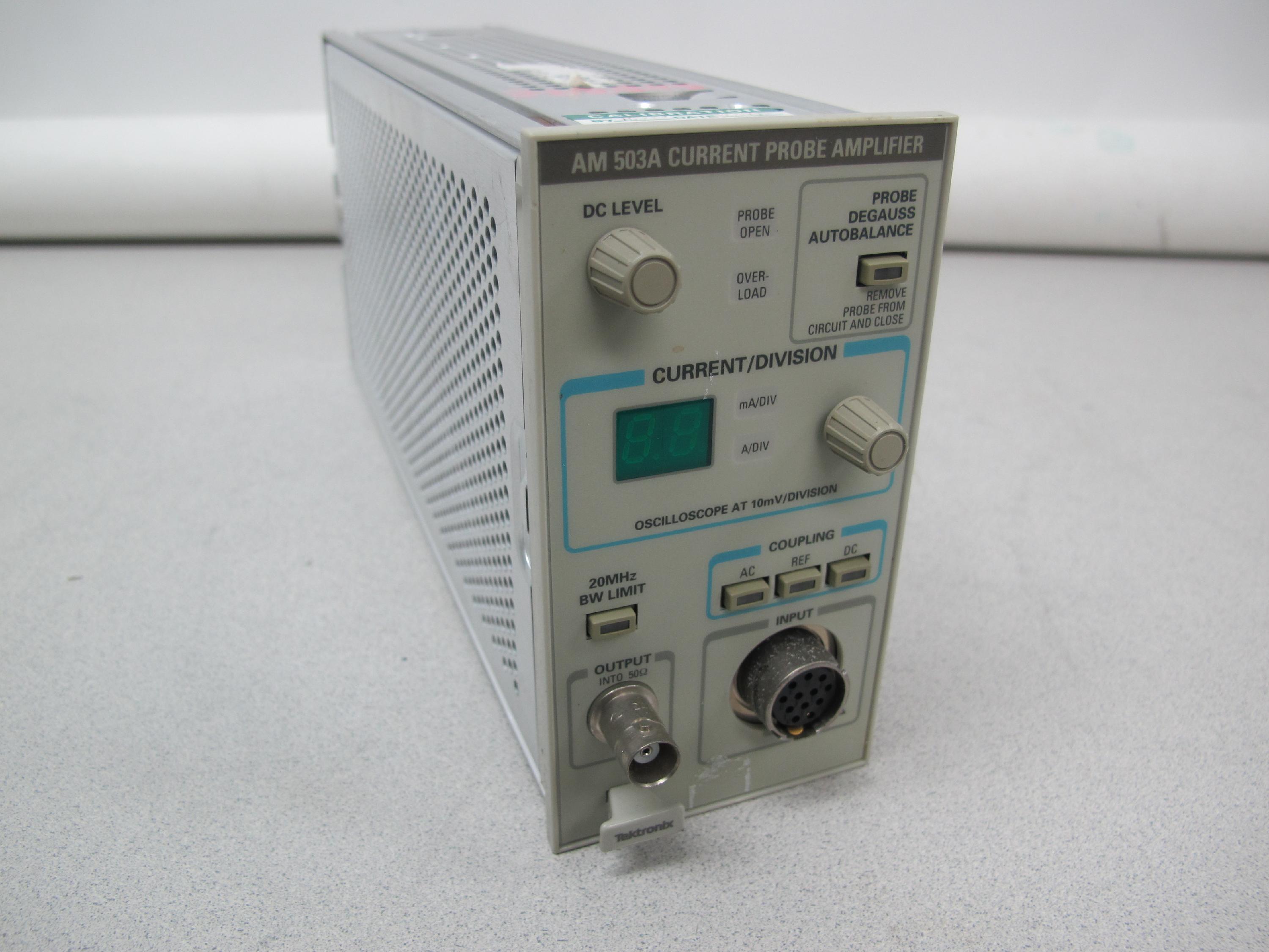 Tektronix AM503A Current Probe Amplifier Meters BMI Surplus