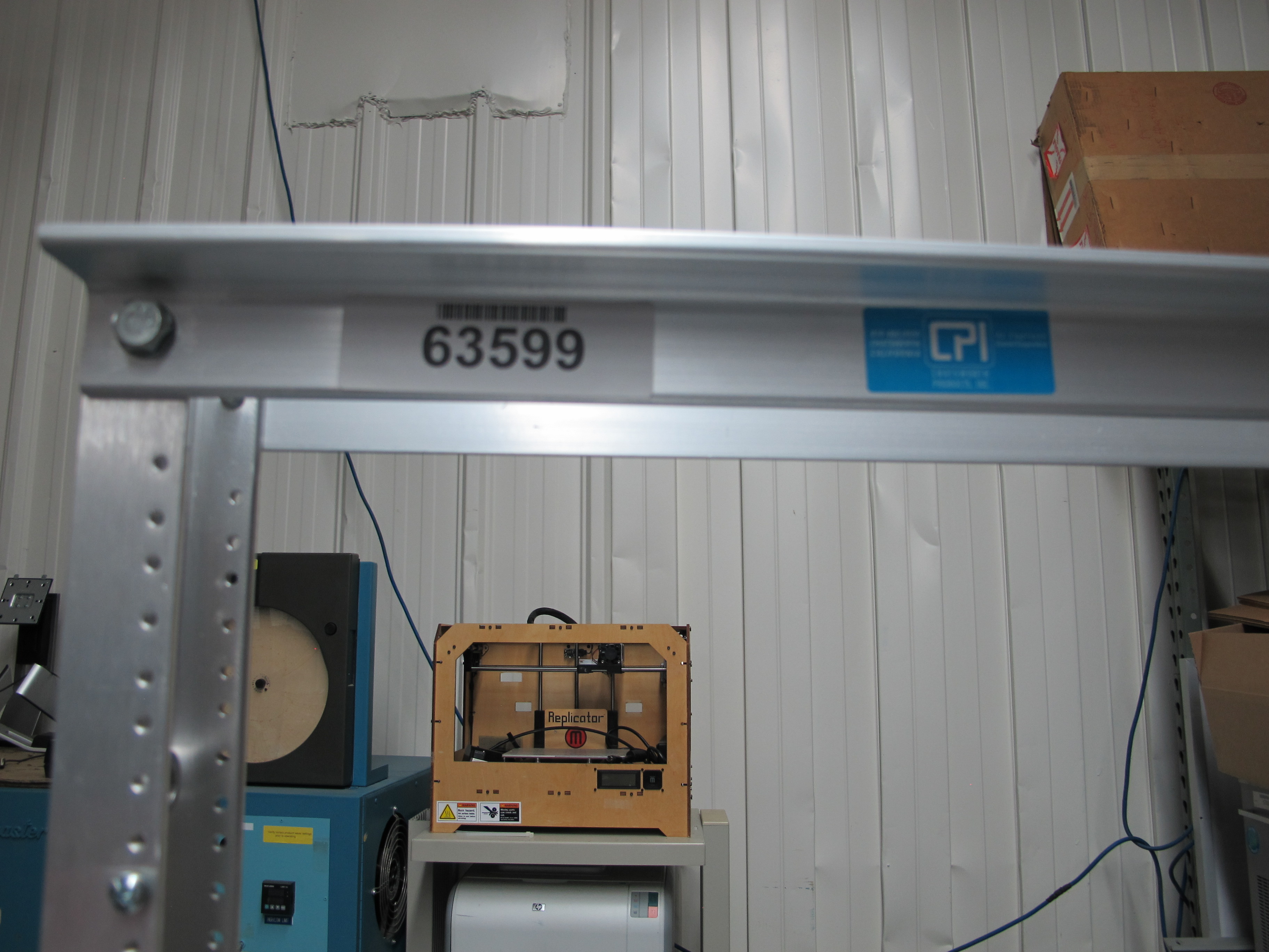 CPI CHATSWORTH ALUMINUM 6 ft RACK WITH ACCESSORIES (dolly rack with