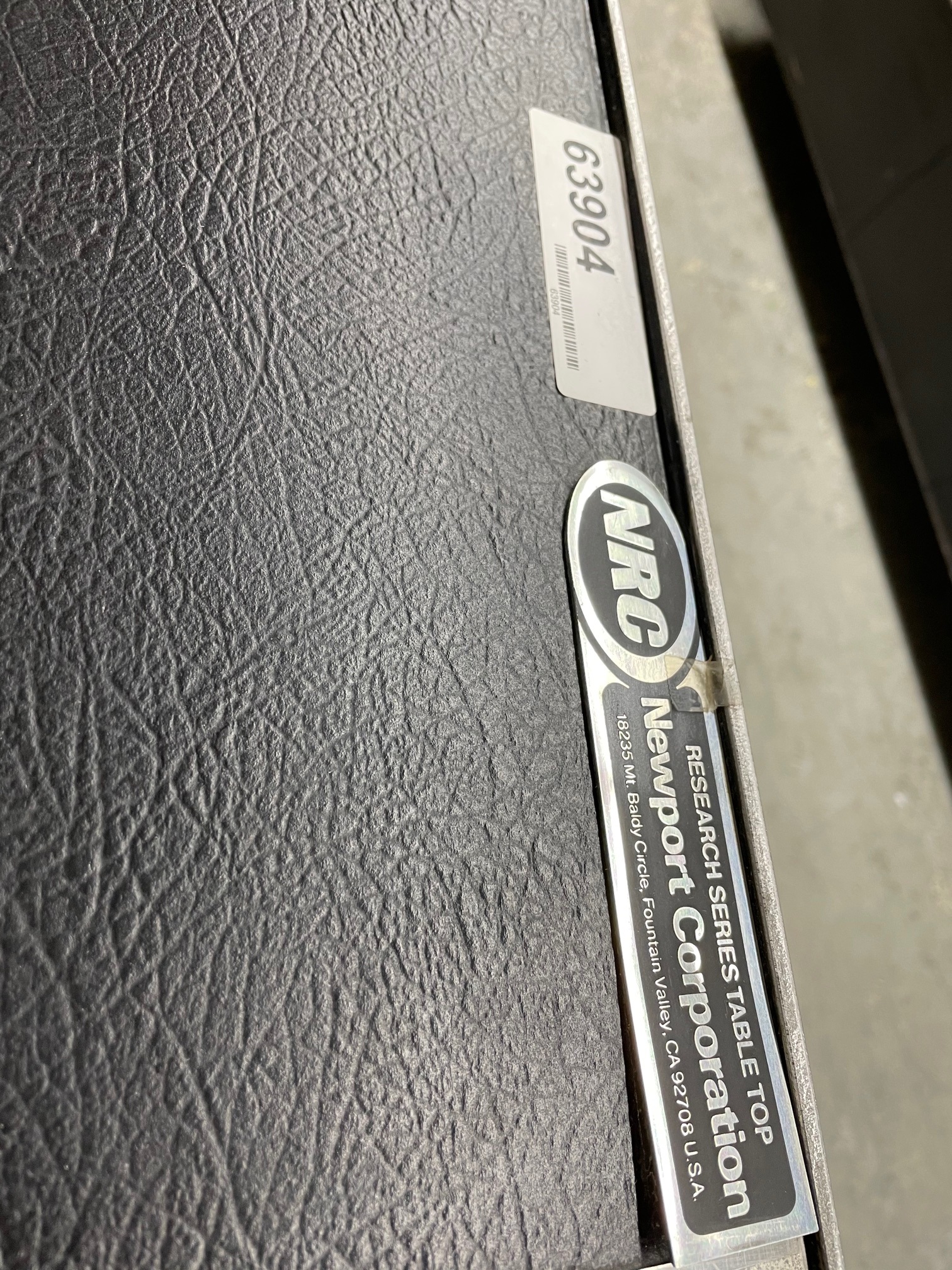 Newport Modular Optical Table 4' x 10' x 12" Optical Equipment, Optical Tables and Breadboards