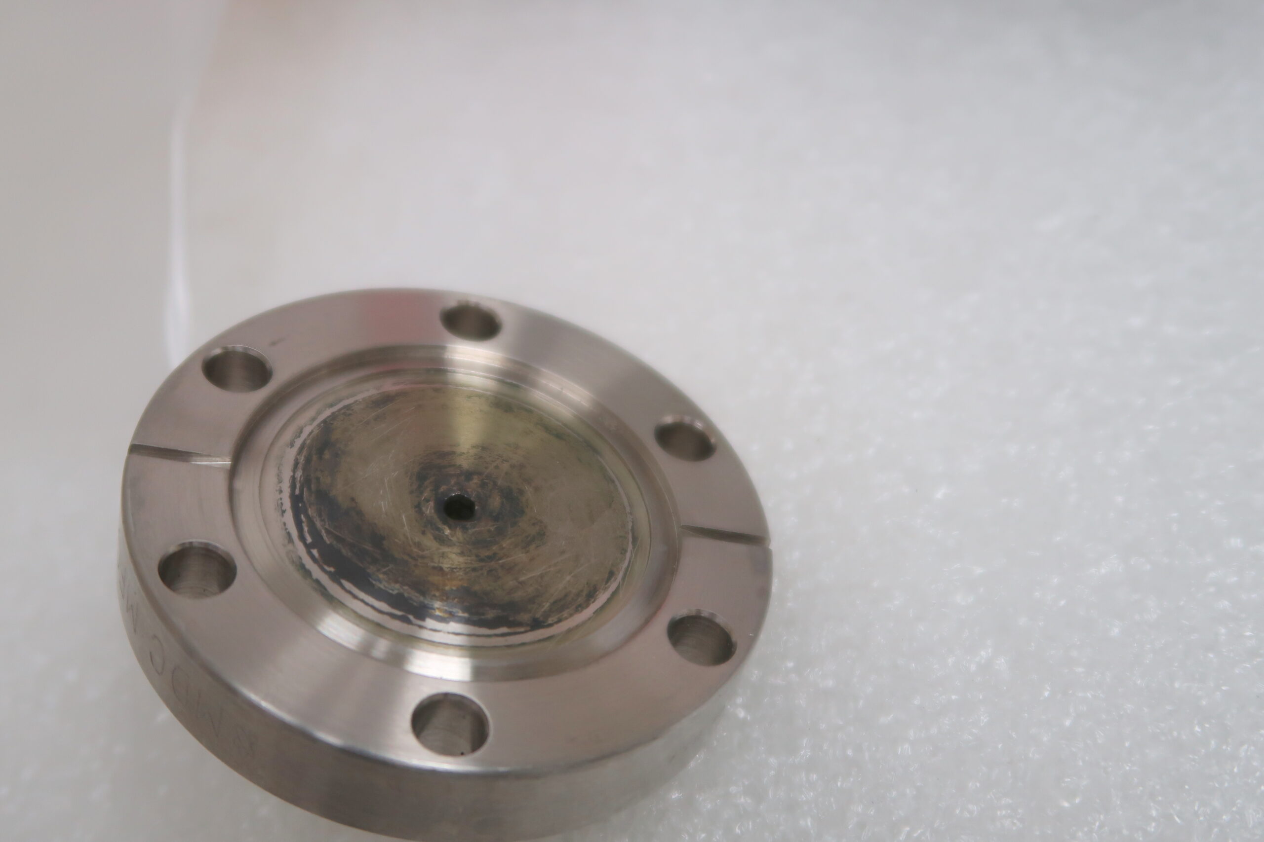 1/8" Compression Feedthrough on a 2-3/4" Conflat Flange - Image 2