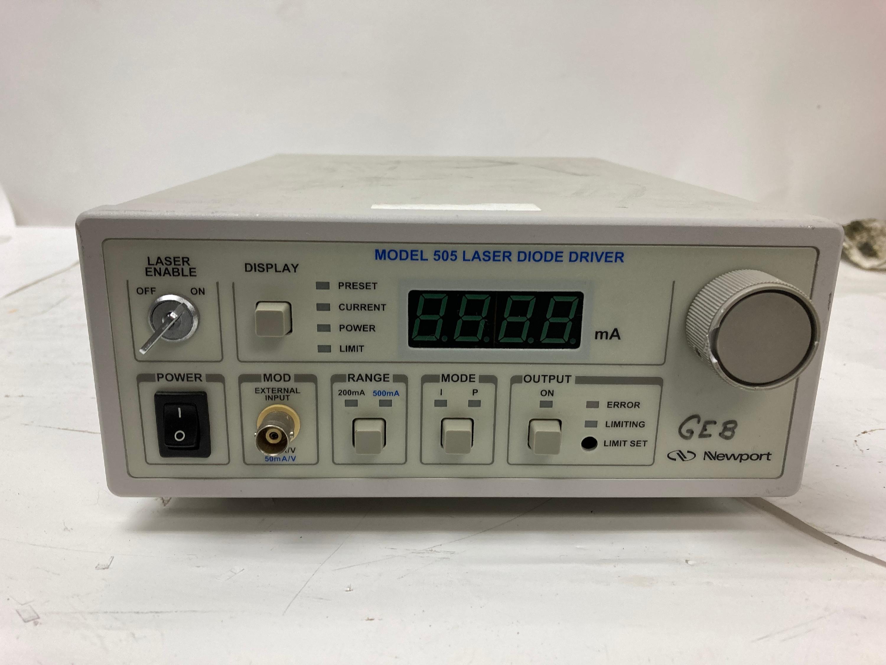 Newport 505 Laser Diode Driver 115/230v 2A/1A 60/50Hz Lab Accessories BMI Surplus