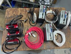 Parker GT6-L5 Servo Drive (lot of 3) with Parker GEM-VM50 Breakout Module (lot of 3) and Omron S8VS-03024 Power Supply
