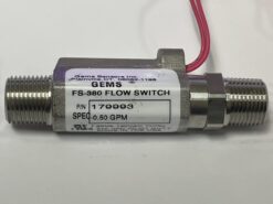Gems Sensors FS-380 179593 Flow Switch; 0.50 GPM