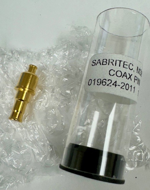 Sabritec 0196242011 Coaxial Pin Contact LOT OF 2 Cable Connectors