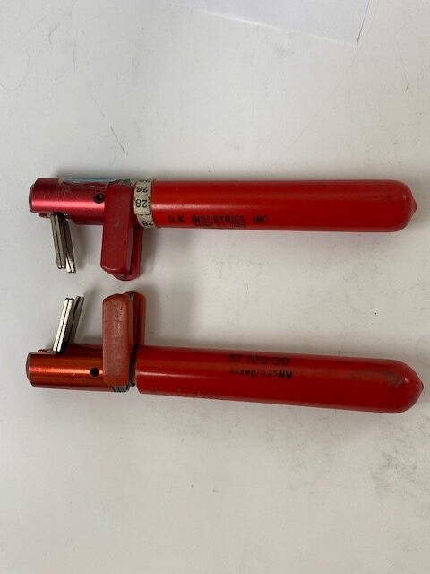 OK Industries ST 100-30 Wire Stripper - LOT OF 2