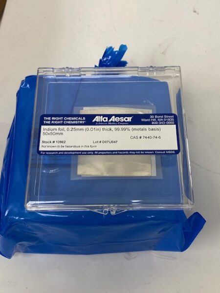 Alfa Aesar 13982 Indium Foil