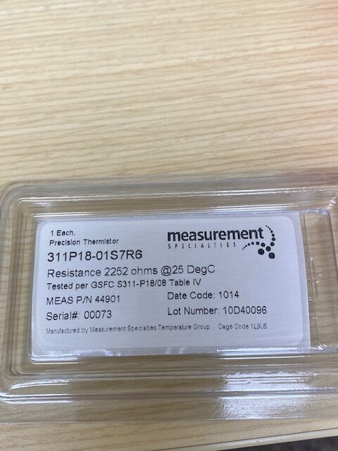 Measurement Specialties 311P18-06S7R6 NTC Thermistor