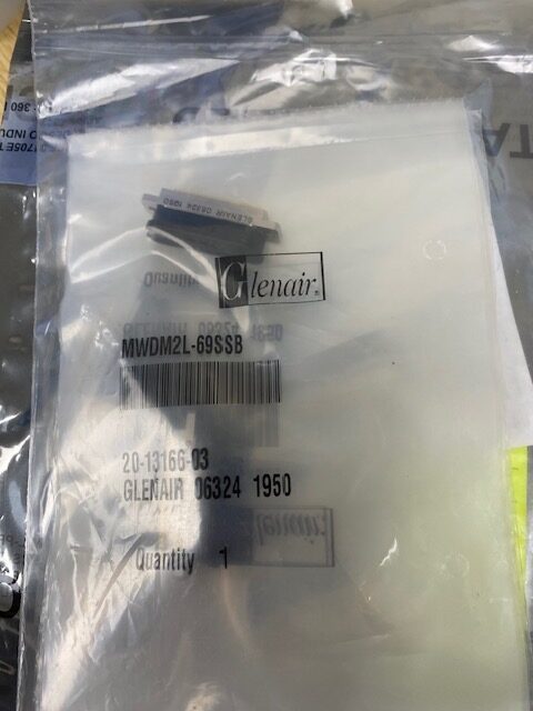 Glenair MWDM2L-69SSB D-Sub Micro-D Connector