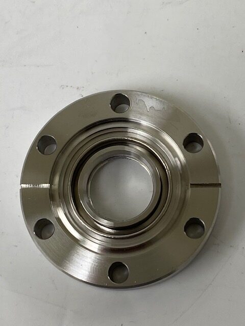 Viewport Magnesium Fluoride Zero Length Conflat Flange