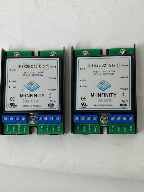 CUI PTK25-D24-S12-T DC Converter - LOT OF 2