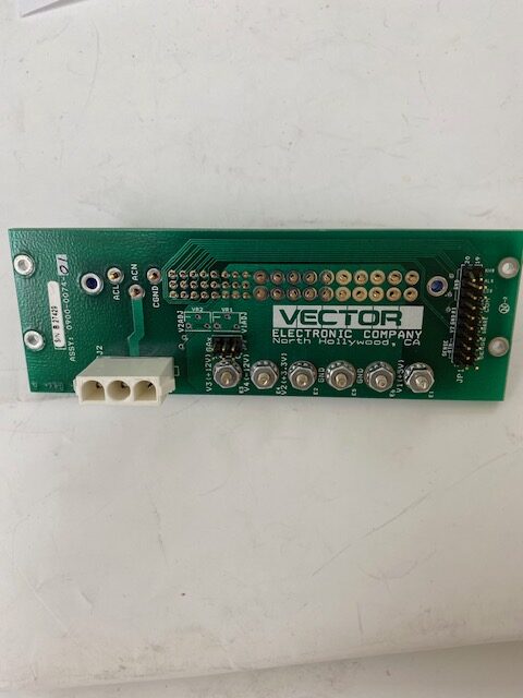 Vector Electrinic Co. Assy: 0900-0074-01 Power Interface Backplane