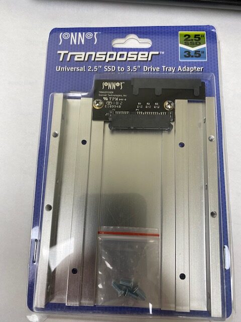 Sonnet TP-25ST35TA Transposer Drive Tray Adapter