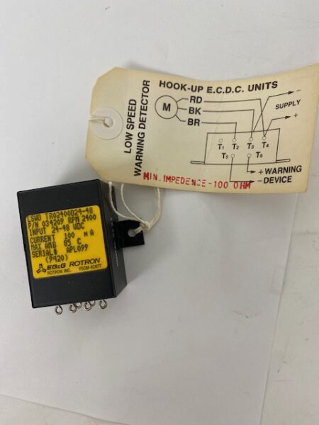 EG&G Rotron 034209 Low speed Warning Detector