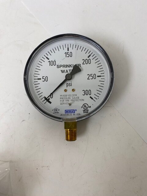 WIKA 111.10SP.100.2014 Sprinkler Gauge