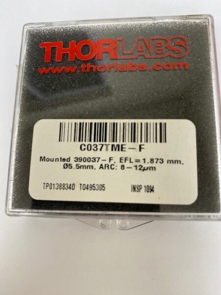 Thorlabs C037TME-F Mounted Geltech Aspheric Lens