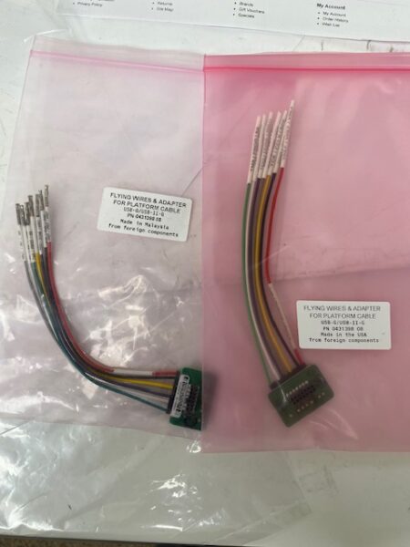 Flying Wires & Adapter for Platform Cable USB-G/USB-II-G - LOT OF 2