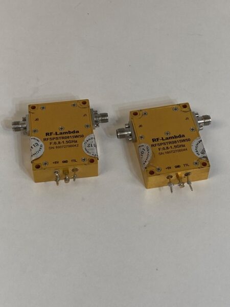 RF Lambda RFSPSTR0815W50 Coaxial Single Pole Single Throw Switch - LOT OF 3