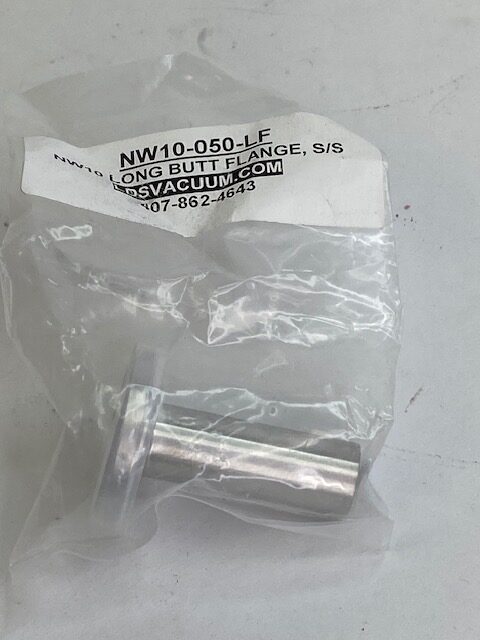 LDS Vacuum NW10-050-LF Long Butt Flange