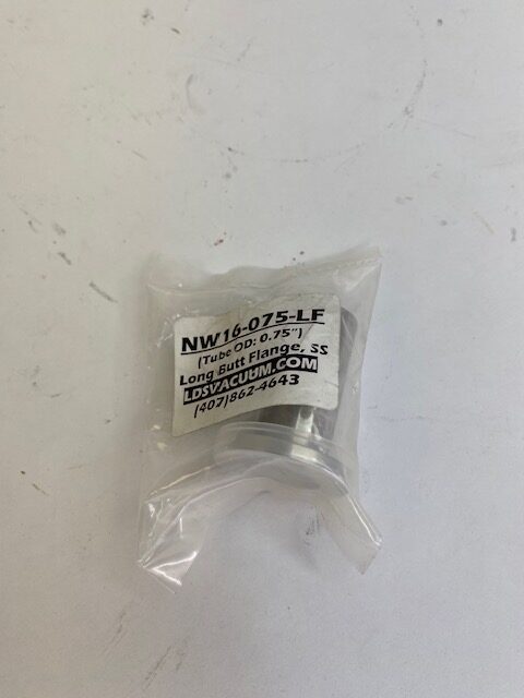 LDS Vacuum NW16-075-LF Long Butt Flange