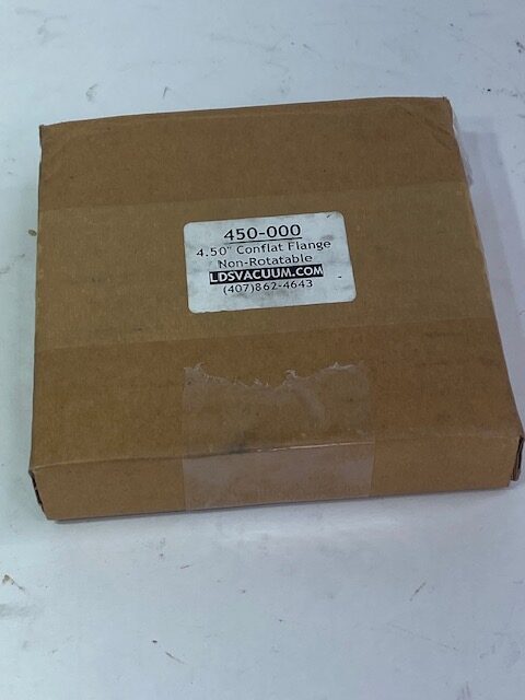 LDS Vacuum 450-000 Conflat Flange Blank