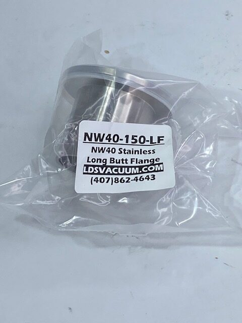 LDS Vacuum NW40-150-LF Long Butt Flange